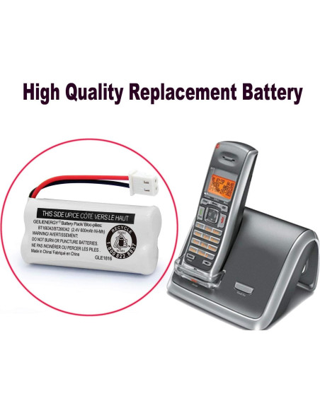 Batería GEILIENERGY BT166342 Compatible VTech AT&T - Paquete de 2