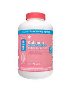 Suplemento de Calcio 600mg Member's Mark con Vitamina D3