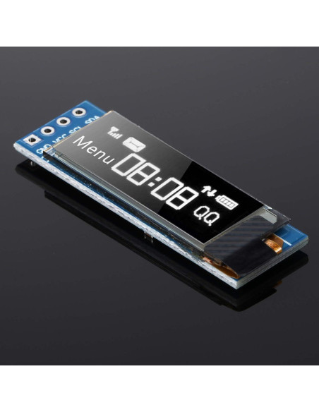 Módulo de Pantalla OLED I2C Frienda 0.91" 5 Piezas Blanco