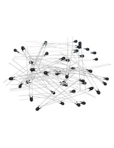 Termistor NTC 100K 10Pcs MF52 Resistor Térmico 5% 3950B