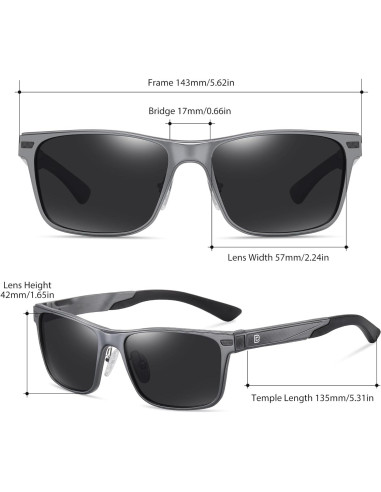 Gafas de sol DUCO 8207 polarizadas UV400 para hombres