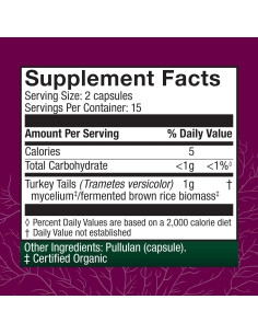 Cápsulas de Cola de Pavo Host Defense - 30 Cápsulas Digestivas 2