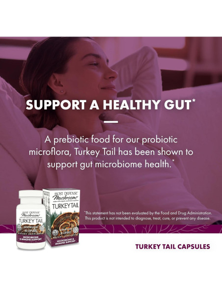 Cápsulas de Cola de Pavo Host Defense - 30 Cápsulas Digestivas