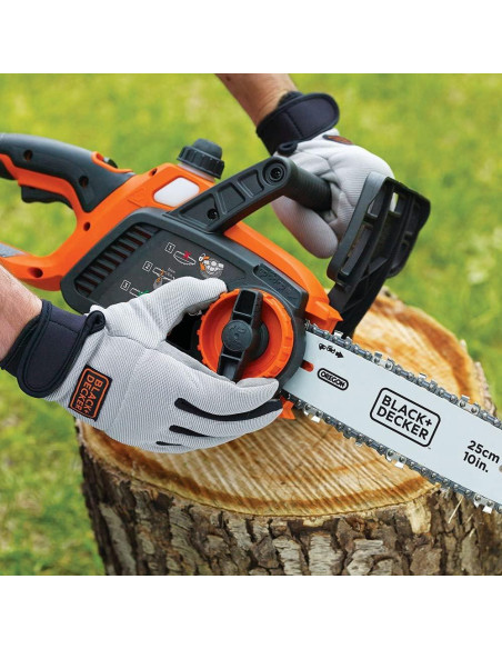 Motosierra inalámbrica BLACK+DECKER 20V 25,4 cm con batería