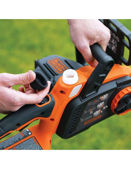 Motosierra inalámbrica BLACK+DECKER 20V 25,4 cm con batería