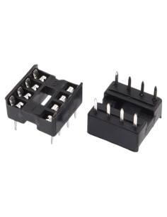 Zócalos DIP 8 y 10 Pines UVITJEPKA para Componentes Electrónicos