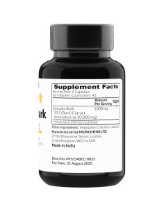 Extracto de Corteza de Catuaba Monoherb 1000 mg - 90 Cápsulas Vegetarianas 2