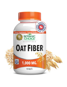 Fibra de Avena Botanic Choice 90 Tabletas 1000mg Suplemento Digestivo