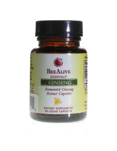 Cápsulas de Ginseng Fermentado Bee Alive 60 Unidades