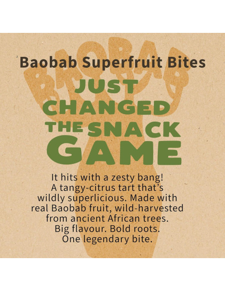 Baobest Superfruit Bites - Paquete de Variedad 714g - Vegano