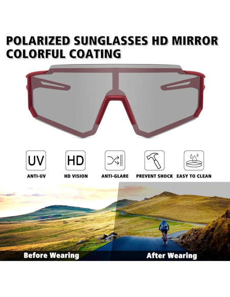 Gafas de sol polarizadas STORYCOAST UV400 para deportes