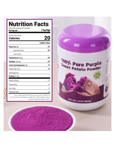 Polvo de Batata Morada 680g - Colorante Natural para Hornear 2