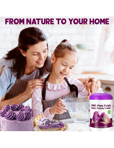 Polvo de Batata Morada 680g - Colorante Natural para Hornear