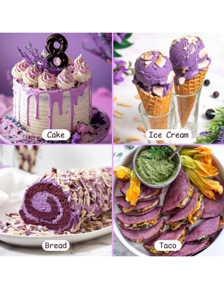 Polvo de Batata Morada 680g - Colorante Natural para Hornear