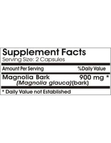 Corteza de Magnolia 900mg 180 Cápsulas Naturetition Sin Aditivos