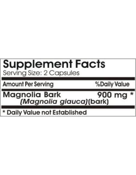 Corteza de Magnolia 900mg 180 Cápsulas Naturetition Sin Aditivos