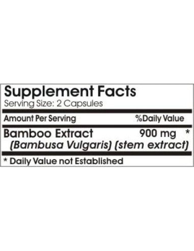 Extracto de Bambú 900mg 180 Cápsulas Naturetition Sin Aditivos