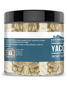 Raíz de Yacón Earthborn Elements 200 Cápsulas Pura Sin Aditivos 2