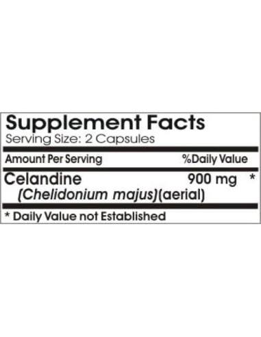 Celandina 900mg 180 Cápsulas Puras PureControl Suplementos