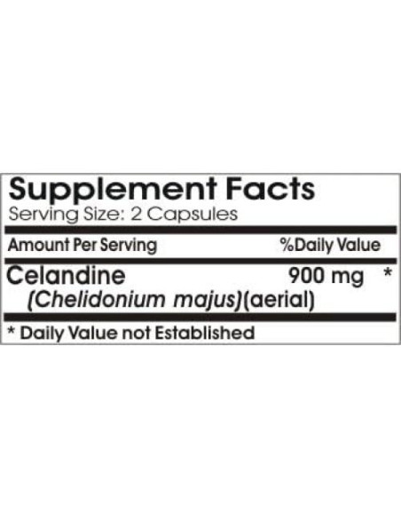 Celandina 900mg 180 Cápsulas Puras PureControl Suplementos