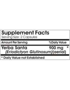 Yerba Santa 900mg 90 Cápsulas Naturetition Sin Aditivos 2