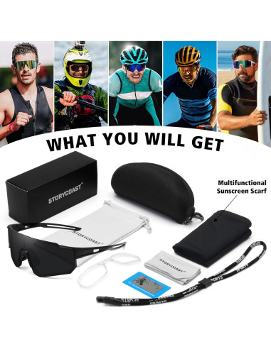 Gafas de sol polarizadas STORYCOAST para deportes UV400