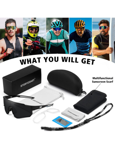 Gafas de sol polarizadas STORYCOAST para deportes UV400