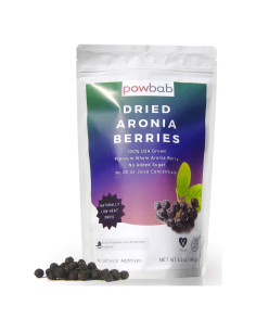 Bayas de Aronia Secas powbab 184 g Orgánicas de EE. UU.