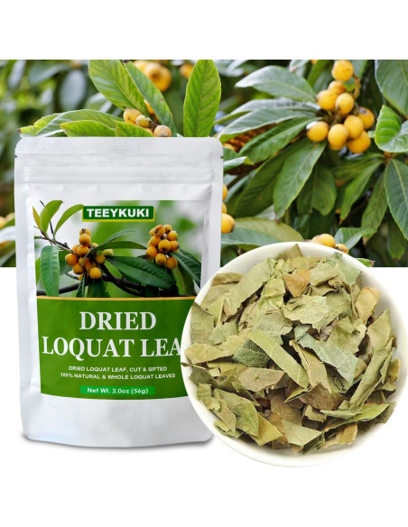 Hojas de Níspero Secas TEEYKUKI 56g Té Natural Sin Aditivos