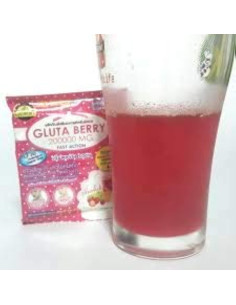 Bebida Blanqueadora de Piel Gluta Berry 200000 mg 10 sobres 2