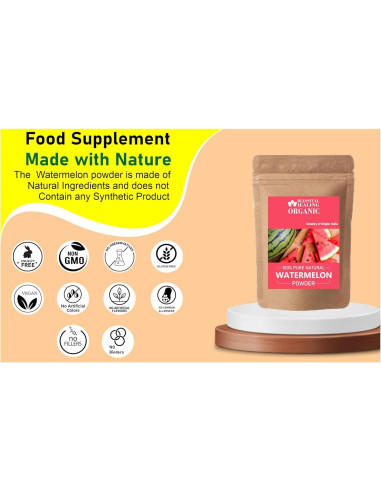 Polvo de Sándalo Orgánico 100% Puro Blessfull Healing 100g