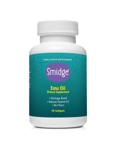Aceite de Emú Australiano Smidge - 90 Cápsulas Blandas