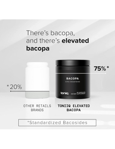 Bacopa Toniiq 90 Cápsulas 500mg 45:1 75% Bacósidos