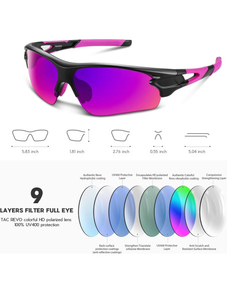 Gafas de Sol BEACOOL Polarizadas UV400 para Deportes Gafas de Sol BEACOOL Polarizadas UV400 para Deportes