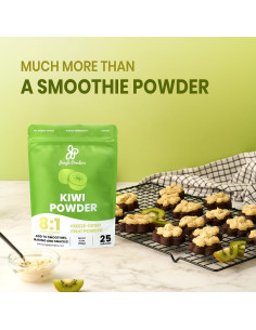 Trío de Superalimentos Jungle Powders: Kiwi, Frambuesa Orgánica y Arándano 2