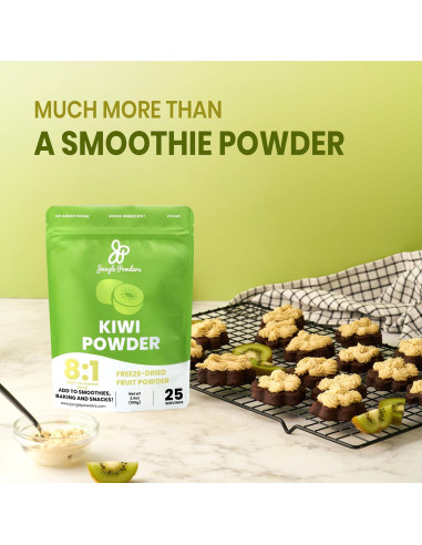 Trío de Superalimentos Jungle Powders: Kiwi, Frambuesa Orgánica y Arándano