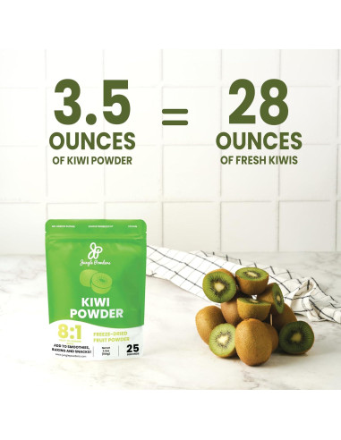 Trío de Superalimentos Jungle Powders: Kiwi, Frambuesa Orgánica y Arándano