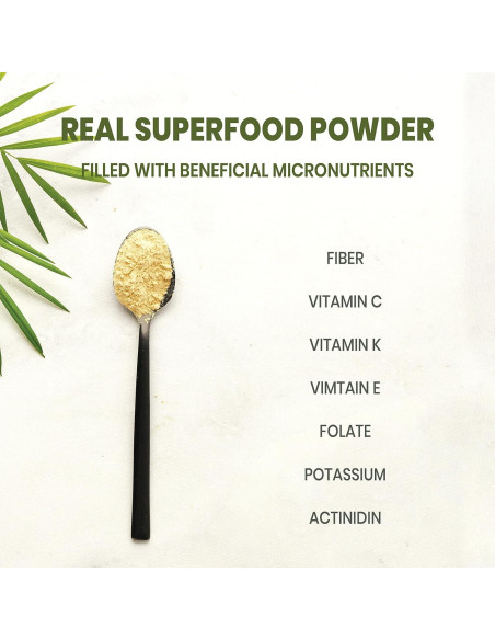 Trío de Superalimentos Jungle Powders: Kiwi, Frambuesa Orgánica y Arándano