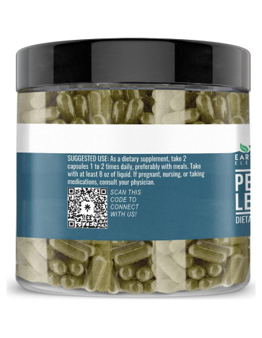 Cápsulas de Hojas de Menta Earthborn Elements 200 Unidades