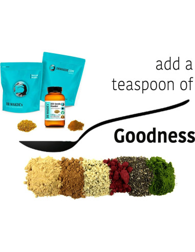 Polvo de Semillas de Eneldo DR WAKDE 500g - Puro y Vegano