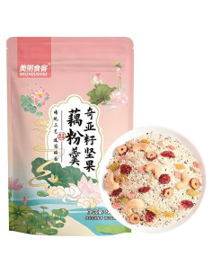 Sopa Instantánea de Raíz de Loto Zhouyanbiao 500g con Nueces