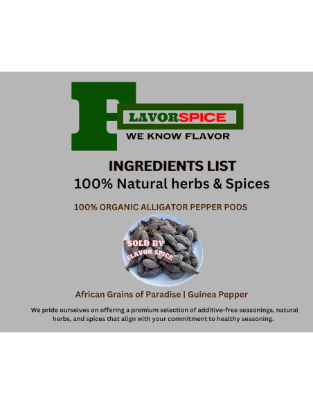 Vainas de Pimienta Alligator Sabor Especias 10 Unidades