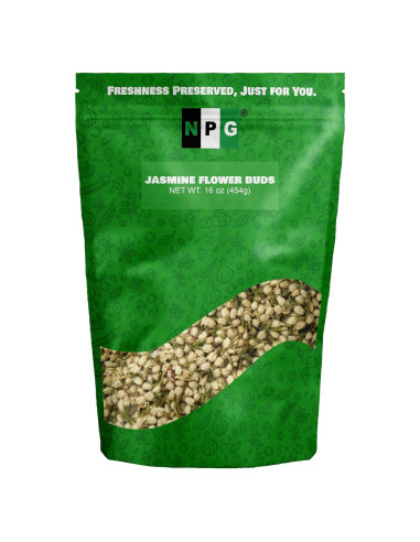 Té de Flores de Jazmín Secas NPG 453.6 g - Aromáticas Naturales