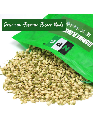 Té de Flores de Jazmín Secas NPG 453.6 g - Aromáticas Naturales