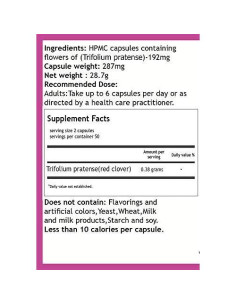 Cápsulas de Trébol Rojo Hekma Center - 100 Veganas - 28.7g 2