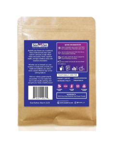 Polvo de Flor de Guisante Mariposa Azul Sou Zen 80g - Colorante Natural 2