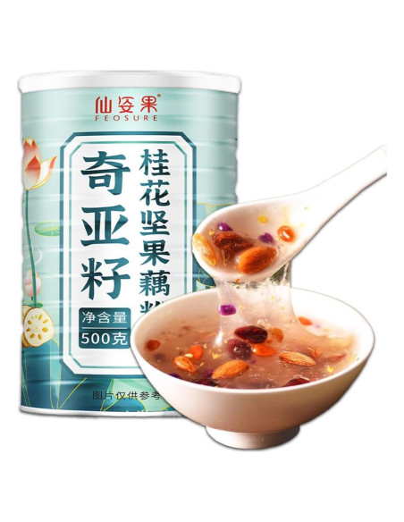 Harina de Raíz de Loto 500g Nakazawa con Frutos Secos