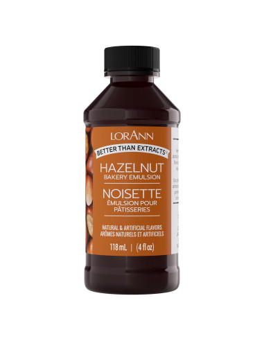 Emulsión de Avellana LorAnn Oils 113.4 g Sin Gluten Keto