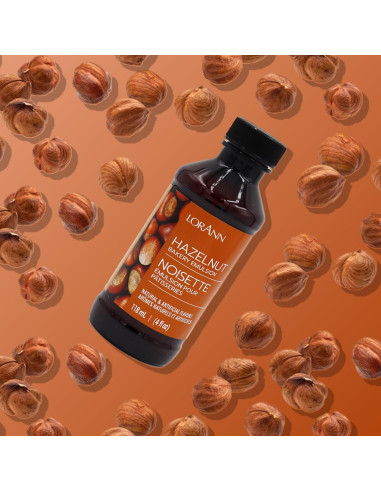 Emulsión de Avellana LorAnn Oils 113.4 g Sin Gluten Keto