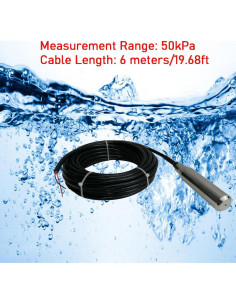 Transmisor de Nivel de Agua EQCOTWEA 20m 4-20mA Sumergible 2